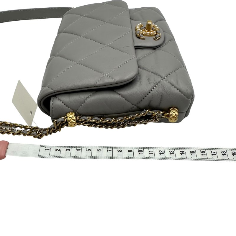 【美收精品】CHANEL 灰色單肩包 C-151【隔月月中將轉賣至日本 上架期限30天】-15