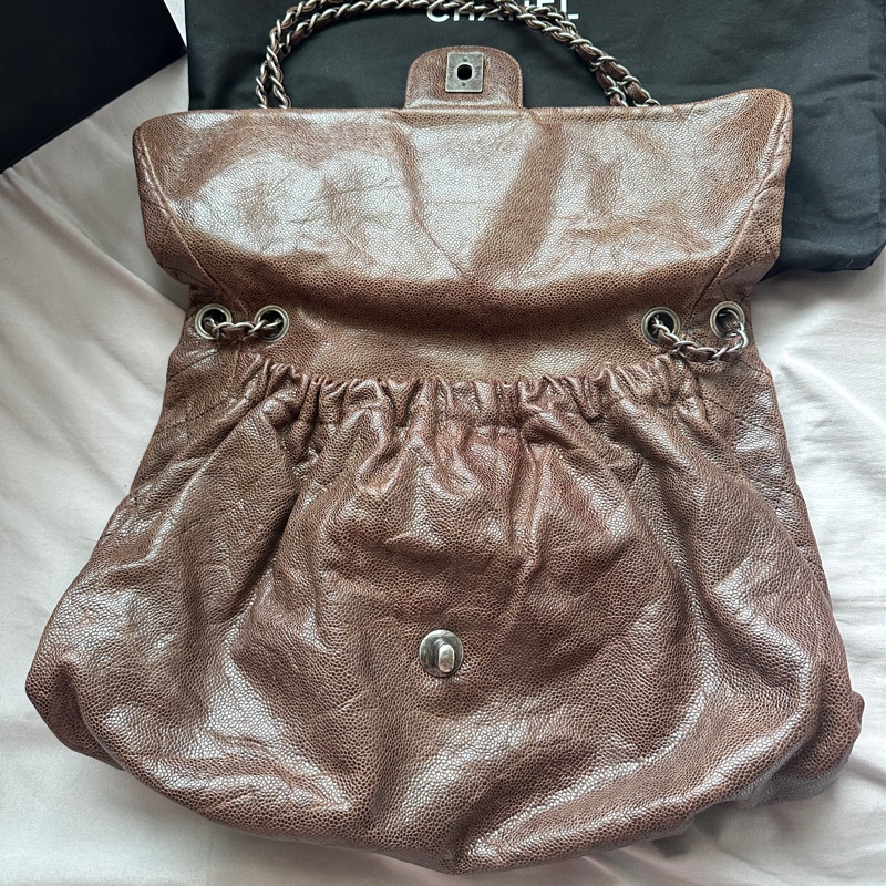 Chanel香奈兒稀有棕色雲朵大號機場包 | 氣質天花板 ✨-5