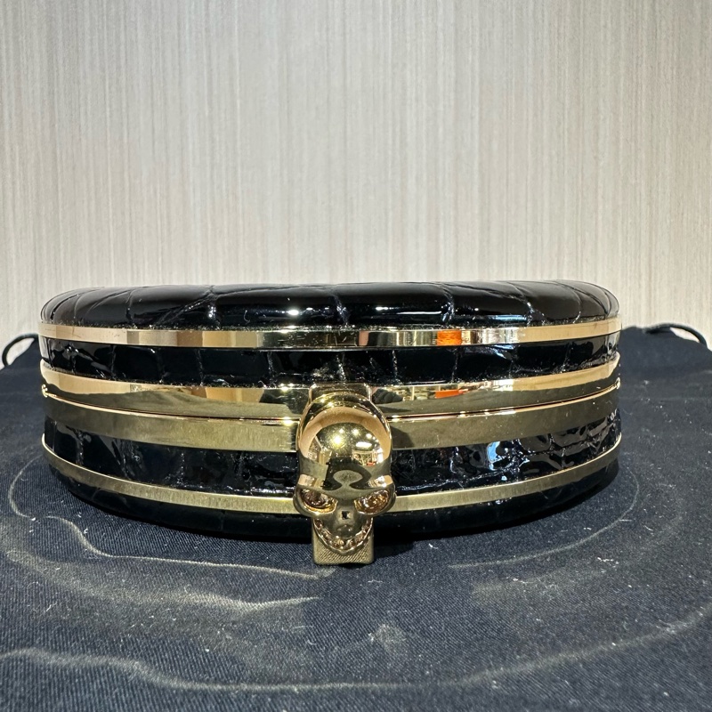 Alexander Mcqueen麥昆 骷髏頭 鏈條包 晚宴包-0