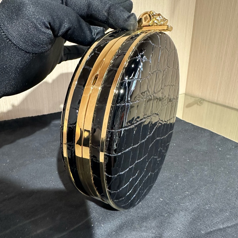 Alexander Mcqueen麥昆 骷髏頭 鏈條包 晚宴包-3