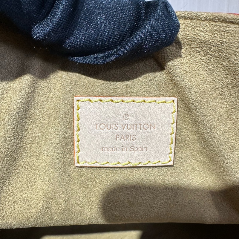 LV路易威登 老花達芙妮 單肩斜挎包 棕色拼淺米色-7