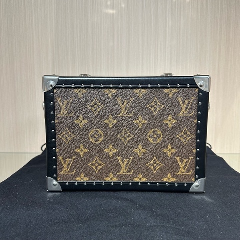 LV路易威登CLUTCH BOX 斜挎包 小號 棕色