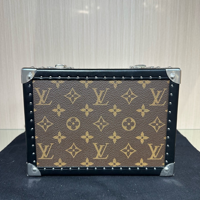 LV路易威登CLUTCH BOX 斜挎包 小號 棕色-3