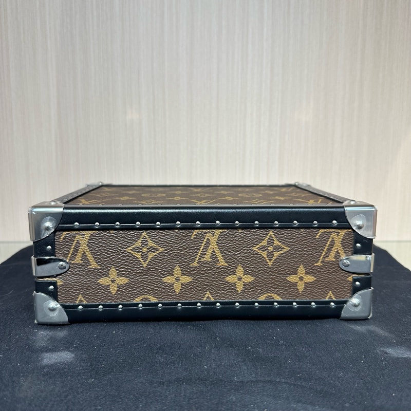 LV路易威登CLUTCH BOX 斜挎包 小號 棕色-4
