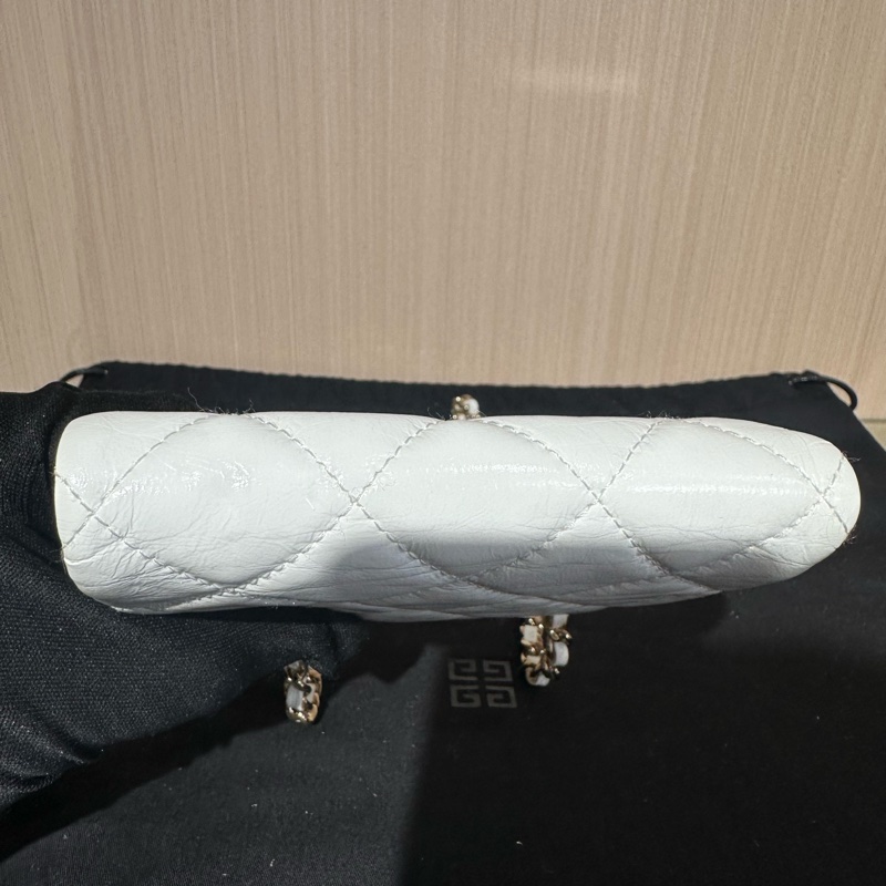 Chanel 香奈兒22Bmini白金蛙口包鏈條包-4