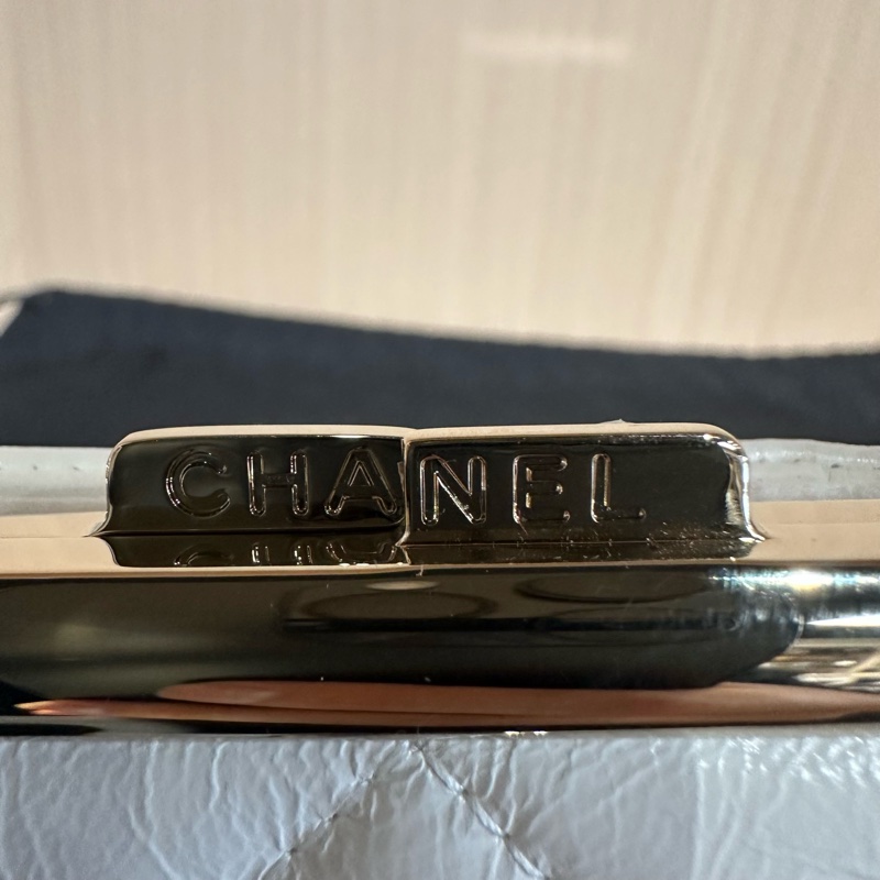 Chanel 香奈兒22Bmini白金蛙口包鏈條包-8