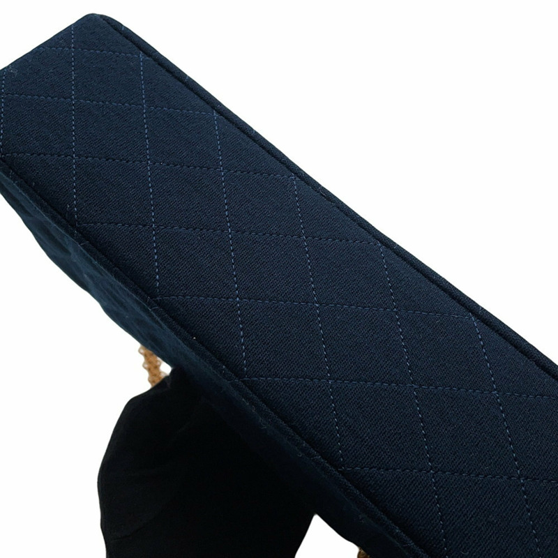 香奈兒鏈單背包 Matelasse 25 Coco Mark 雙棉針織 A01112 CHANEL-7