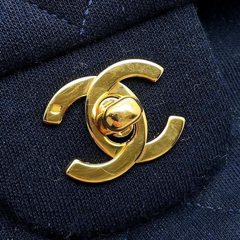 香奈兒鏈單背包 Matelasse 25 Coco Mark 雙棉針織 A01112 CHANEL-8