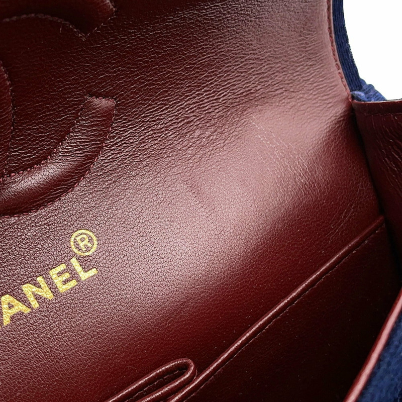 香奈兒鏈單背包 Matelasse 25 Coco Mark 雙棉針織 A01112 CHANEL-10