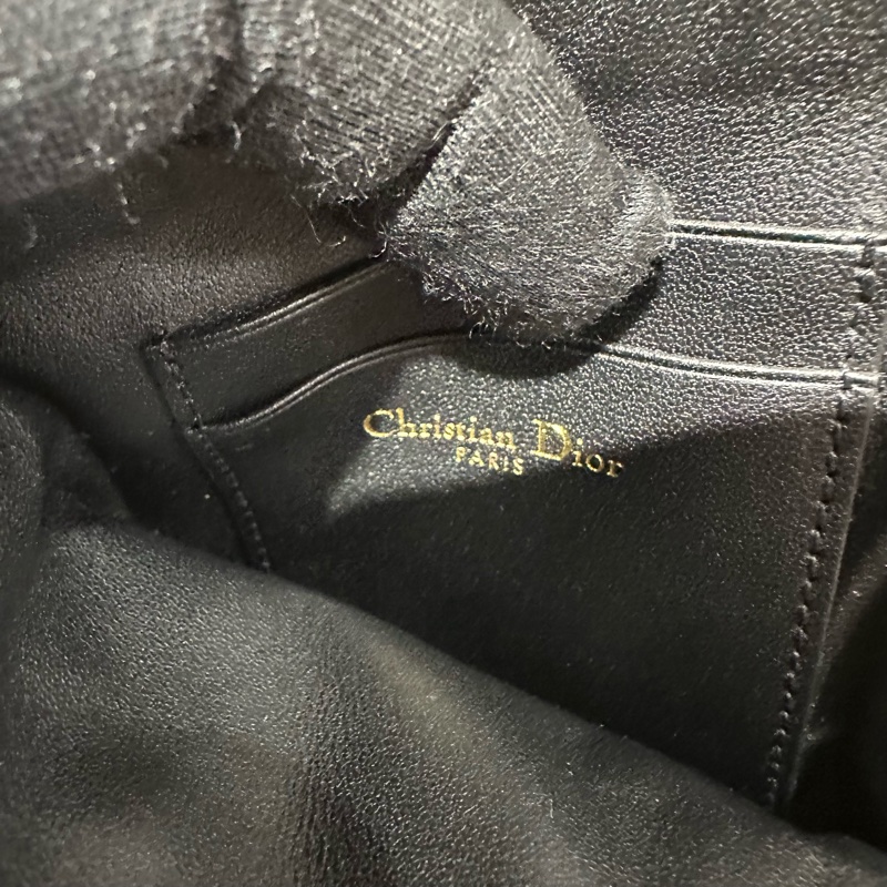 Dior 迪奧Caro系列 牛皮多功能手機包 黑色-7