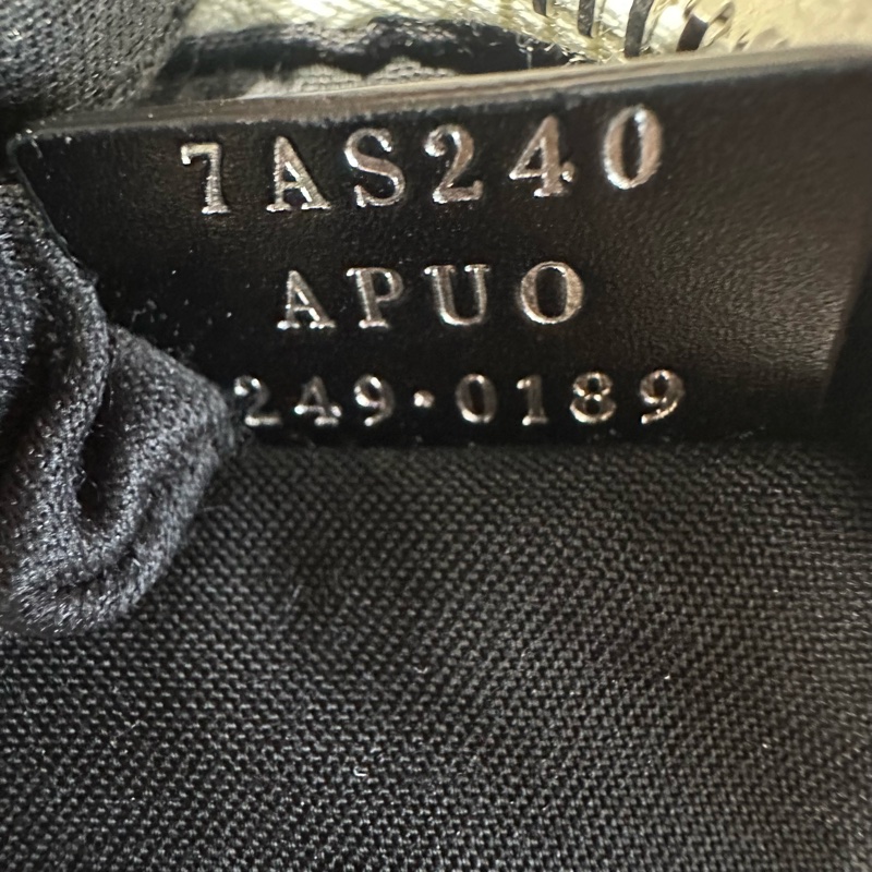 FENDI芬迪 飯團形 羊皮 單肩包 白色-7