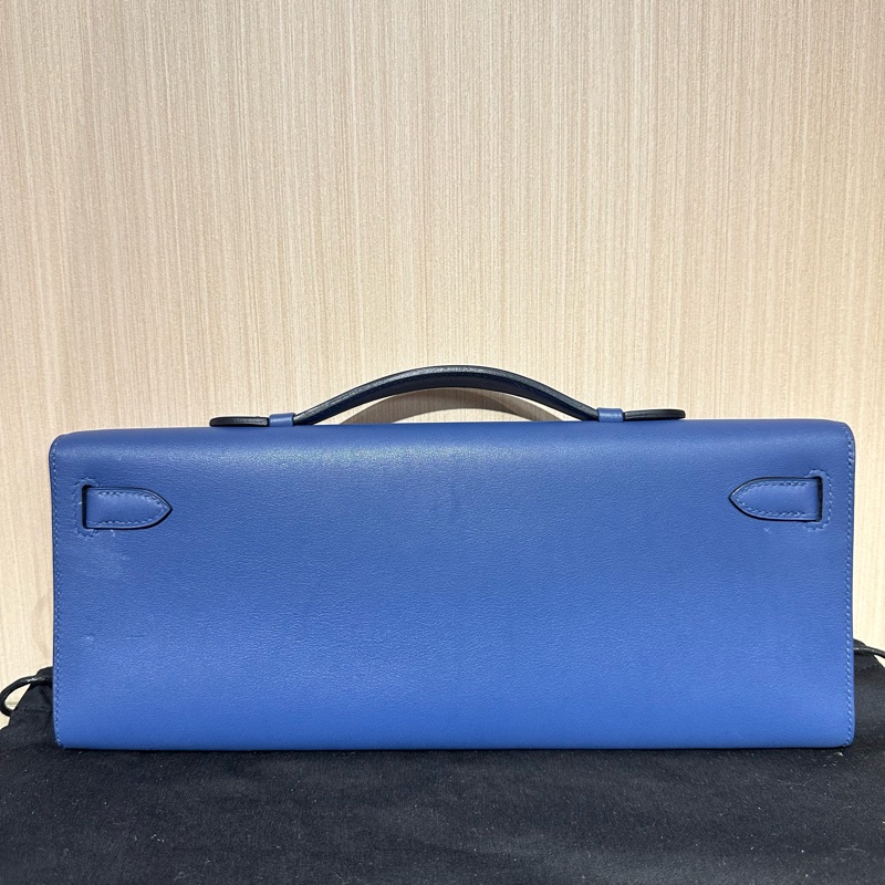 Hermes 愛馬仕kelly cut 21 藍色-3