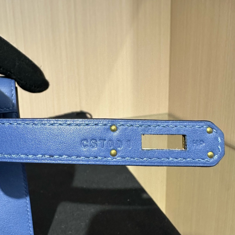 Hermes 愛馬仕kelly cut 21 藍色-6