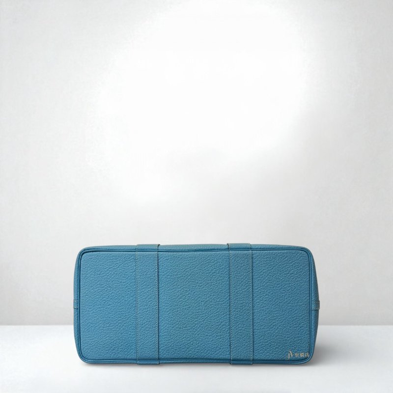 JS0028-Hermes P3北方藍Vache Country皮Garden Party36-4