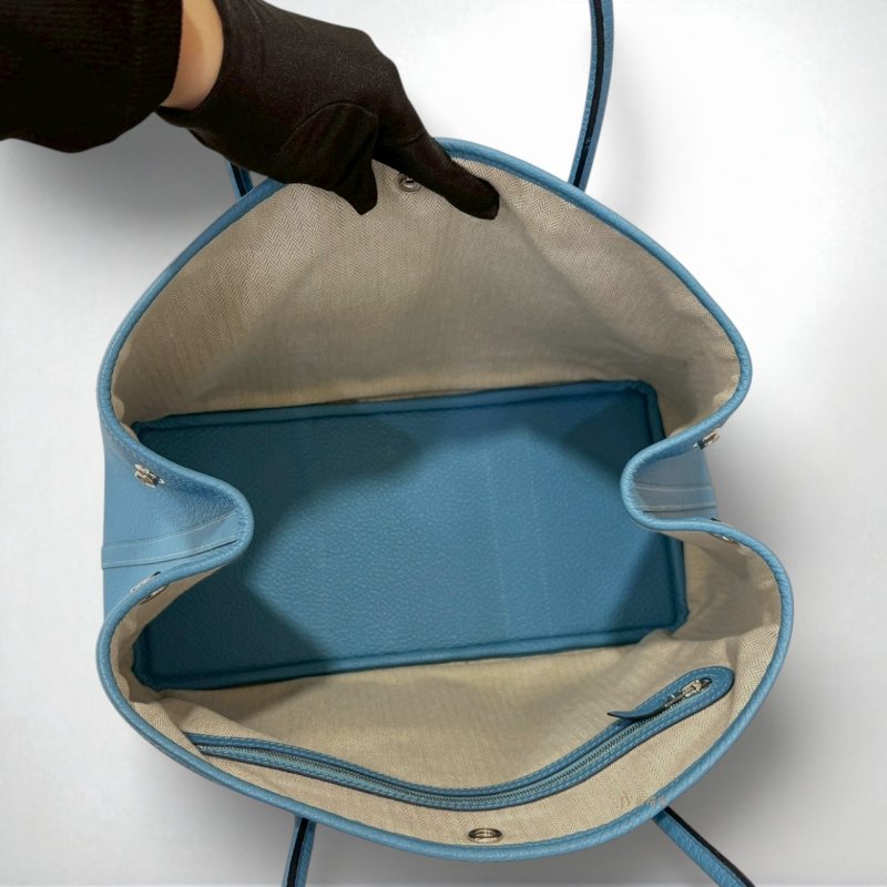 JS0028-Hermes P3北方藍Vache Country皮Garden Party36-5