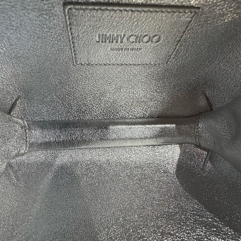 Jimmy Choo 立方體推鎖閉合 水晶 手拿包-6