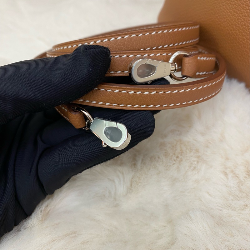 mini bolide金棕色 銀扣-7