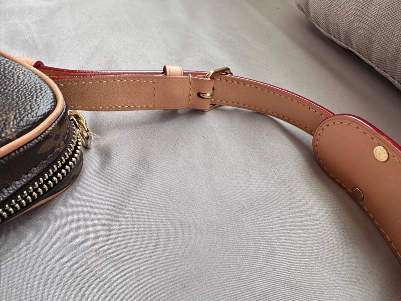 【極美私藏】LV Croissant 豌豆老花子母包 腋下包保值王-18