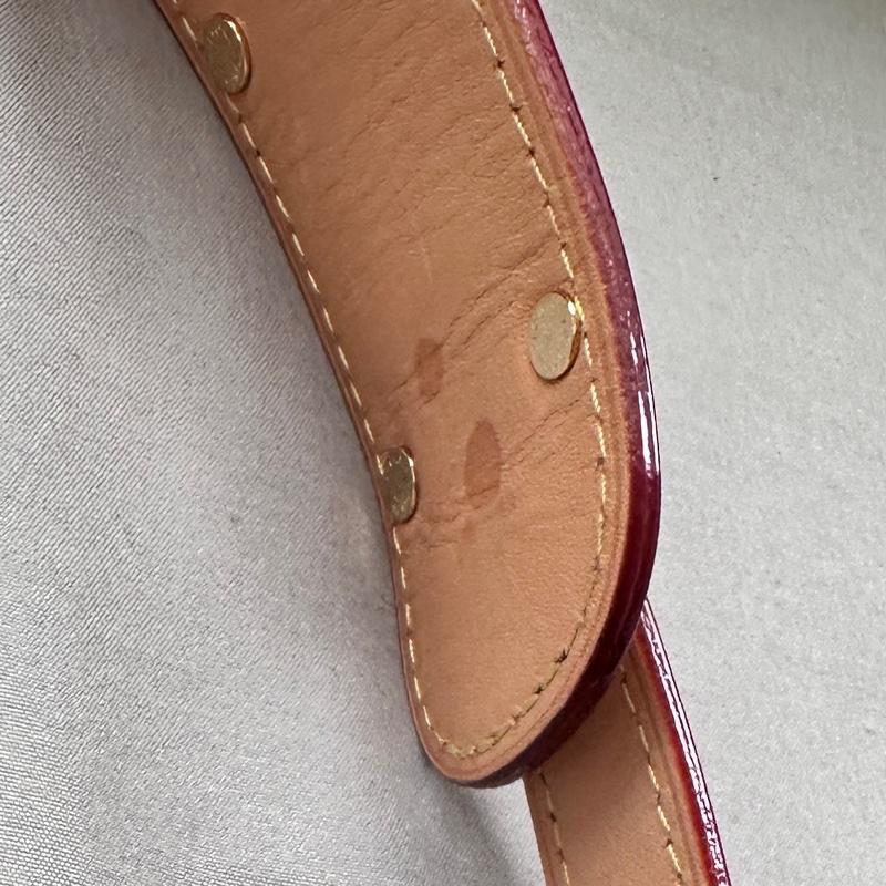 【極美私藏】LV Croissant 豌豆老花子母包 腋下包保值王-19