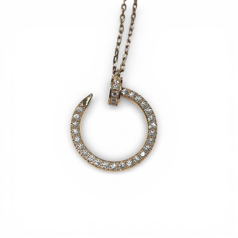 CARTIER JUSTE UN CLOU 滿鑽釘子項鍊-1