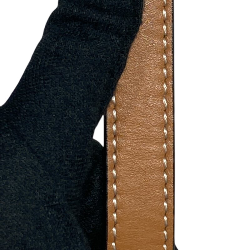 LOEWE羅威 061845 Mini Hammock抽繩吊床包 皮革 焦糖色 金扣-17