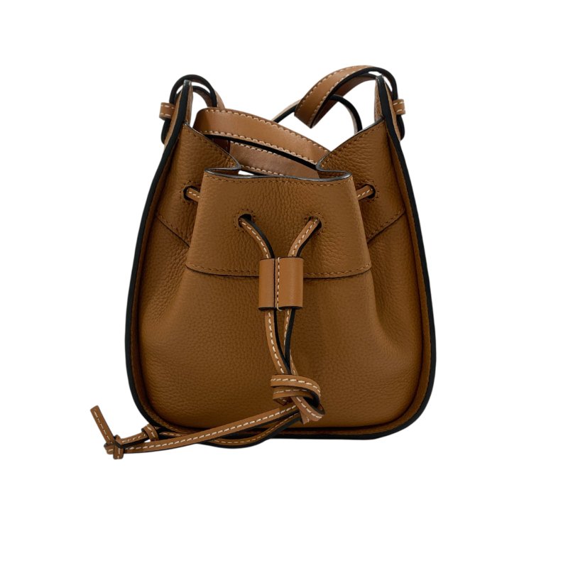 LOEWE 羅威 HAMMOCK MINI 吊床包 斜背包 皮革 焦糖色-2