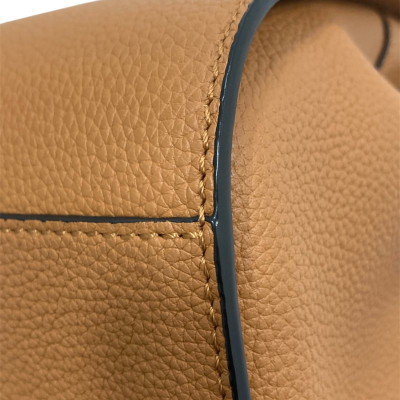 LOEWE 羅威 HAMMOCK MINI 吊床包 斜背包 皮革 焦糖色-7