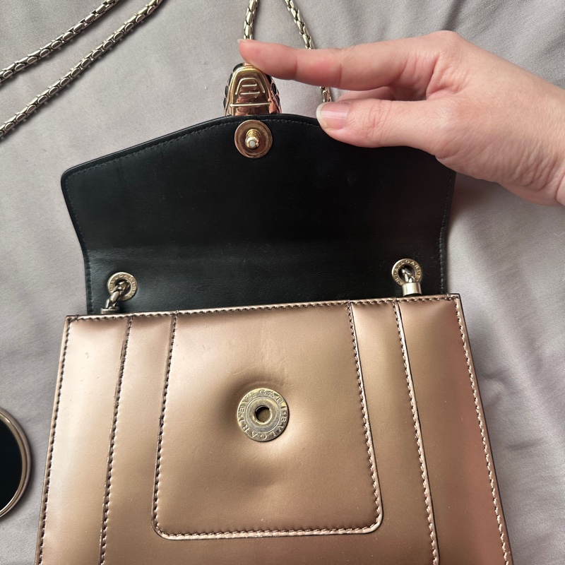 【絕美香檳金】BVLGARI 寶格麗 Serpenti Forever 經典蛇頭包-2