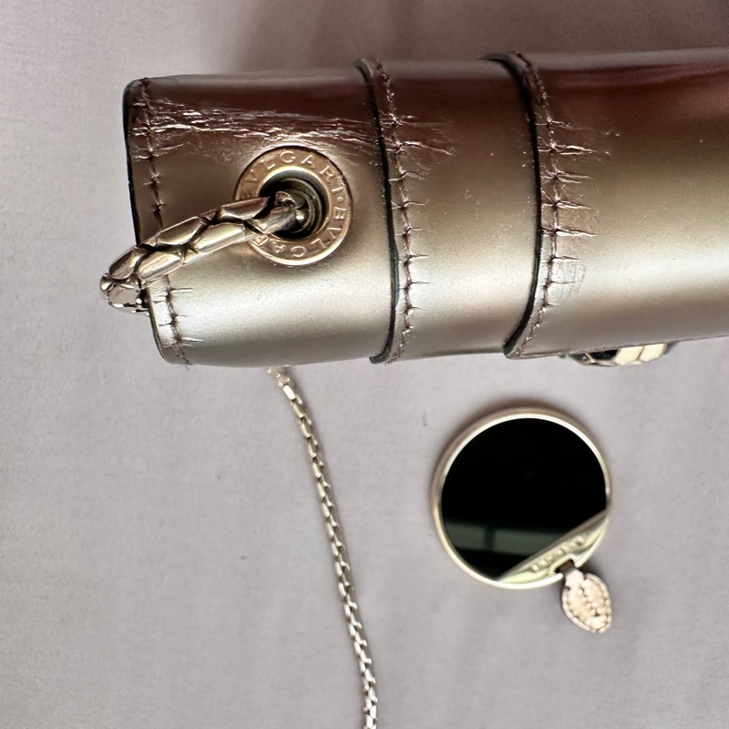 【絕美香檳金】BVLGARI 寶格麗 Serpenti Forever 經典蛇頭包-15