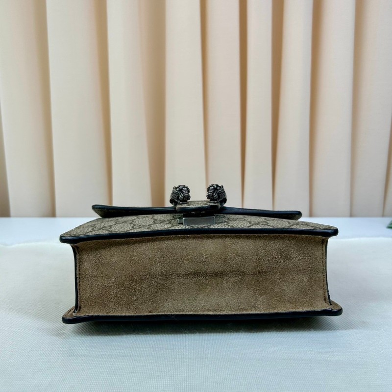 古馳Gucci酒神小號包 經典老花圖案 鏈條設計 適合日常搭配 時尚百搭-4