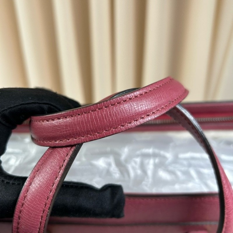 Gucci古馳馬銜扣牛皮包 配肩帶可單肩斜挎手提 內裡米白色 做工精緻 容量大 日常通勤百搭-26