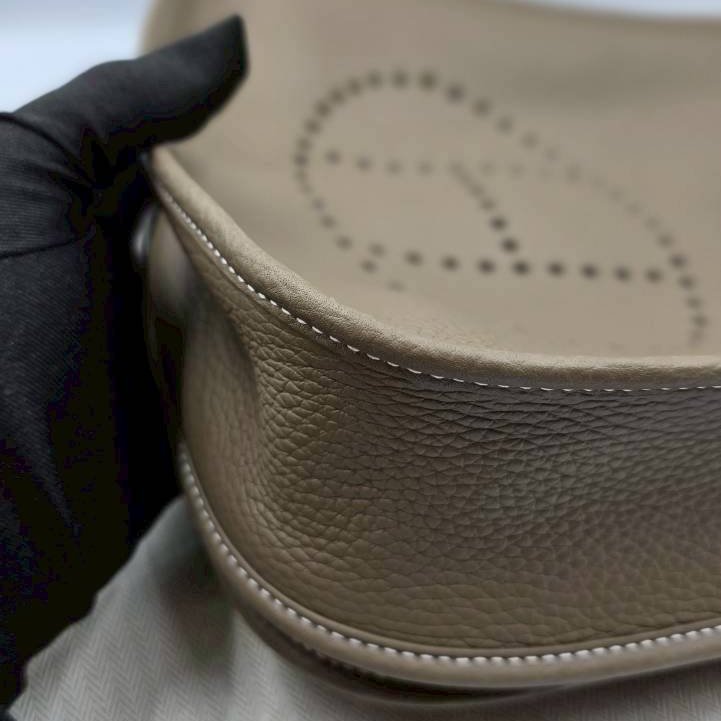 HERMES evelyne29 大象灰肩背包#K刻-10