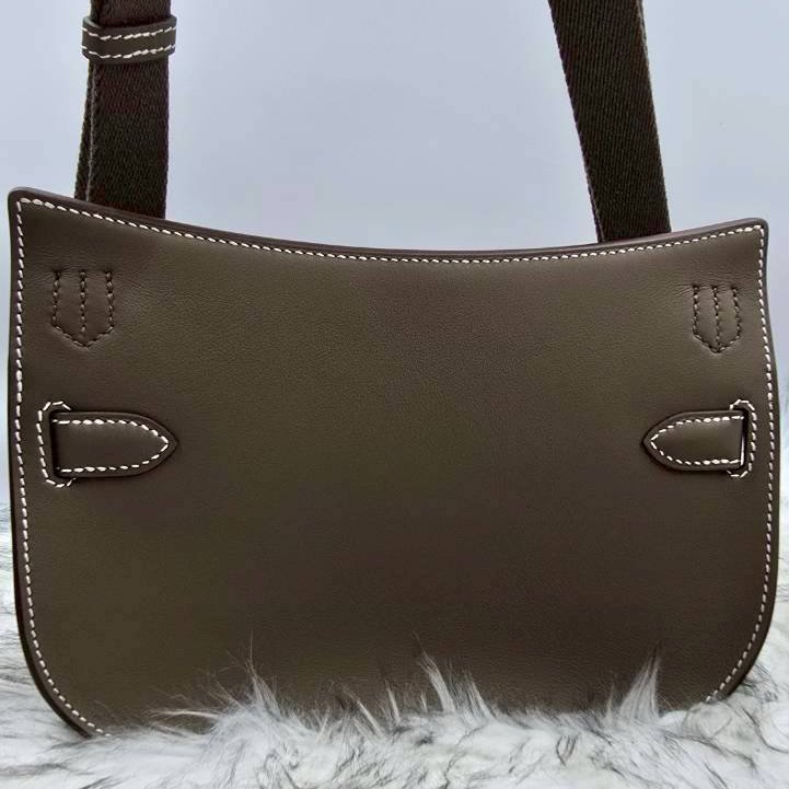 HERMES MINI JYPSIERE大象灰配金扣#K刻-2