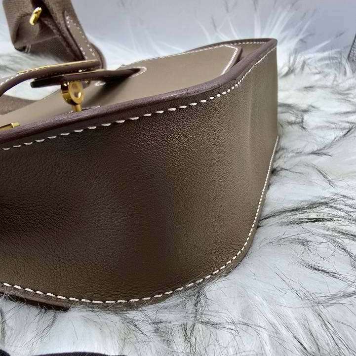 HERMES MINI JYPSIERE大象灰配金扣#K刻-4