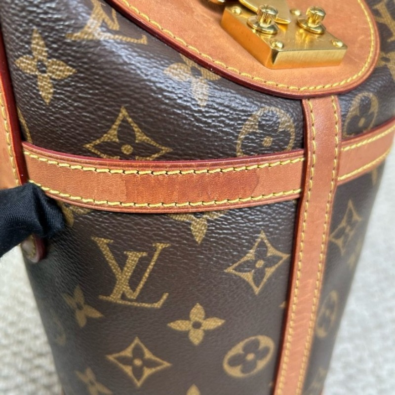 sh smd ZZZ LV路易威登Duffle系列老花薯條包 可手提單肩斜挎 造型感太強了 背上秒變時髦精 大小容量也非常友好-4