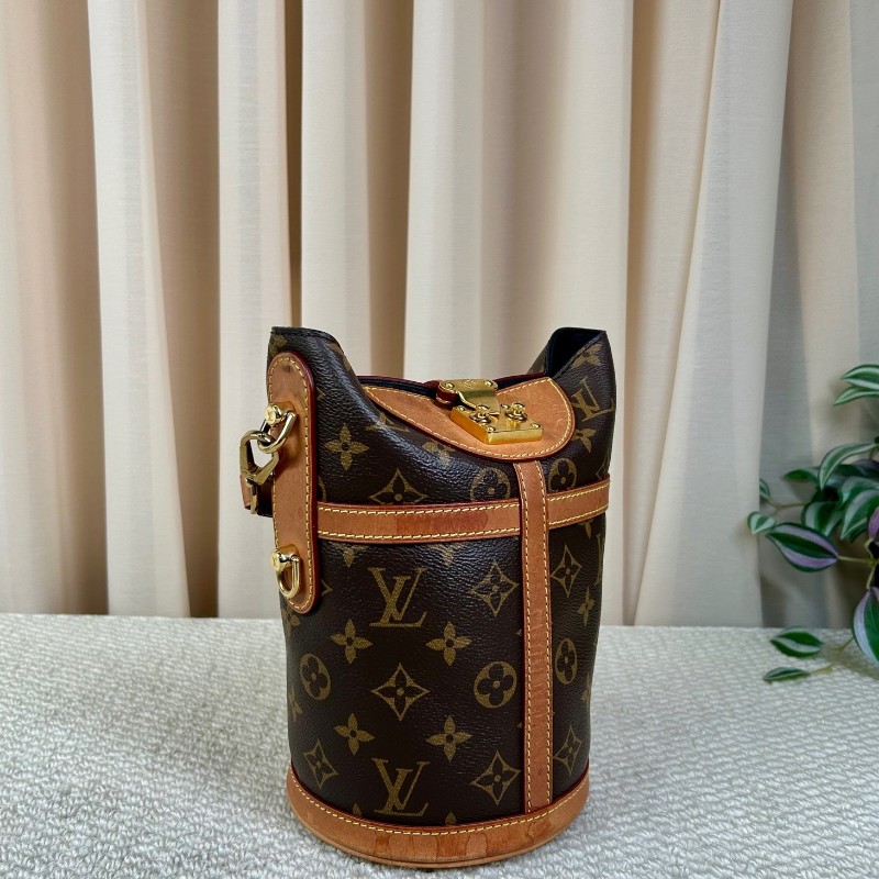 sh smd ZZZ LV路易威登Duffle系列老花薯條包 可手提單肩斜挎 造型感太強了 背上秒變時髦精 大小容量也非常友好-6