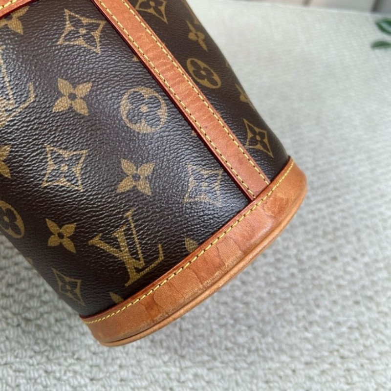 sh smd ZZZ LV路易威登Duffle系列老花薯條包 可手提單肩斜挎 造型感太強了 背上秒變時髦精 大小容量也非常友好-14