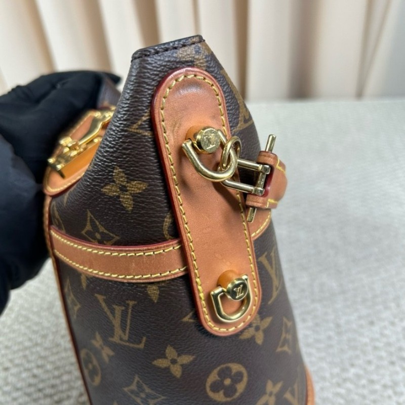 sh smd ZZZ LV路易威登Duffle系列老花薯條包 可手提單肩斜挎 造型感太強了 背上秒變時髦精 大小容量也非常友好-19