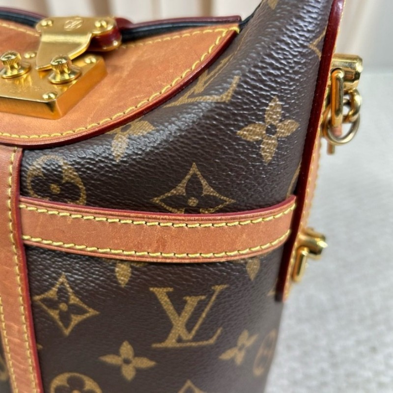 sh smd ZZZ LV路易威登Duffle系列老花薯條包 可手提單肩斜挎 造型感太強了 背上秒變時髦精 大小容量也非常友好-25