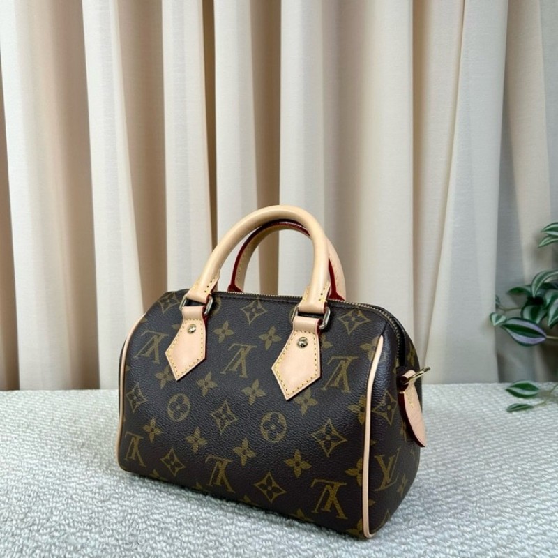 sh smd ZZZ LV路易威登Speedy20 經典老花手提單肩斜挎包 性價比超高 容量合適 配米寬肩帶 輕便又能裝-1
