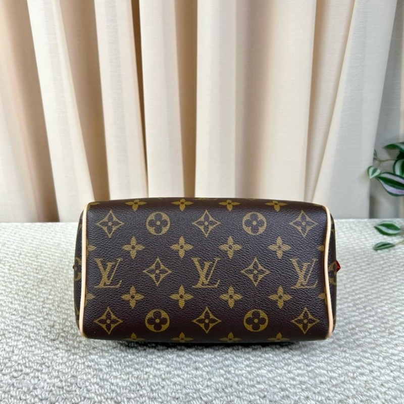 sh smd ZZZ LV路易威登Speedy20 經典老花手提單肩斜挎包 性價比超高 容量合適 配米寬肩帶 輕便又能裝-4