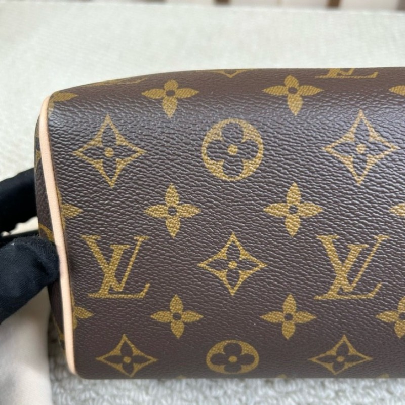 sh smd ZZZ LV路易威登Speedy20 經典老花手提單肩斜挎包 性價比超高 容量合適 配米寬肩帶 輕便又能裝-12