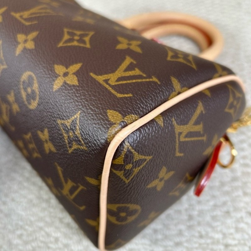 sh smd ZZZ LV路易威登Speedy20 經典老花手提單肩斜挎包 性價比超高 容量合適 配米寬肩帶 輕便又能裝-14