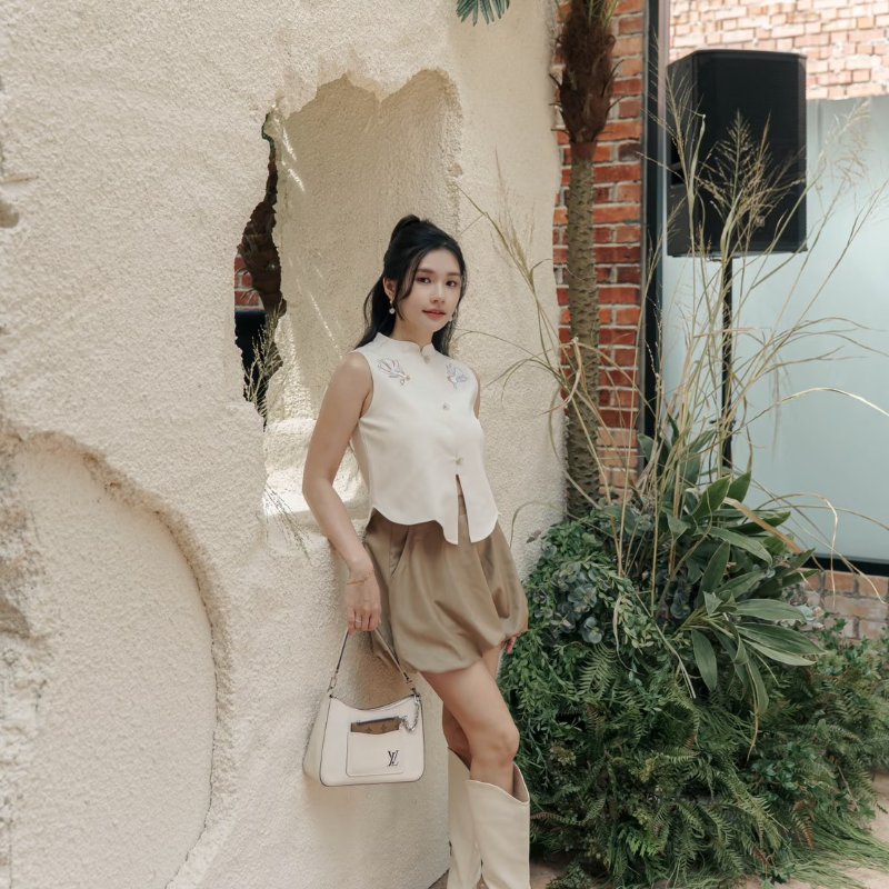 LOUIS VUITTON Marelle腋下包 - 米-19