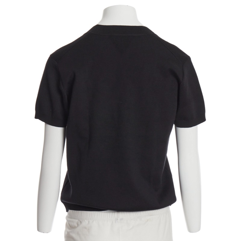 BV (Bottega Veneta 黑色cashmere Tshirt)-1