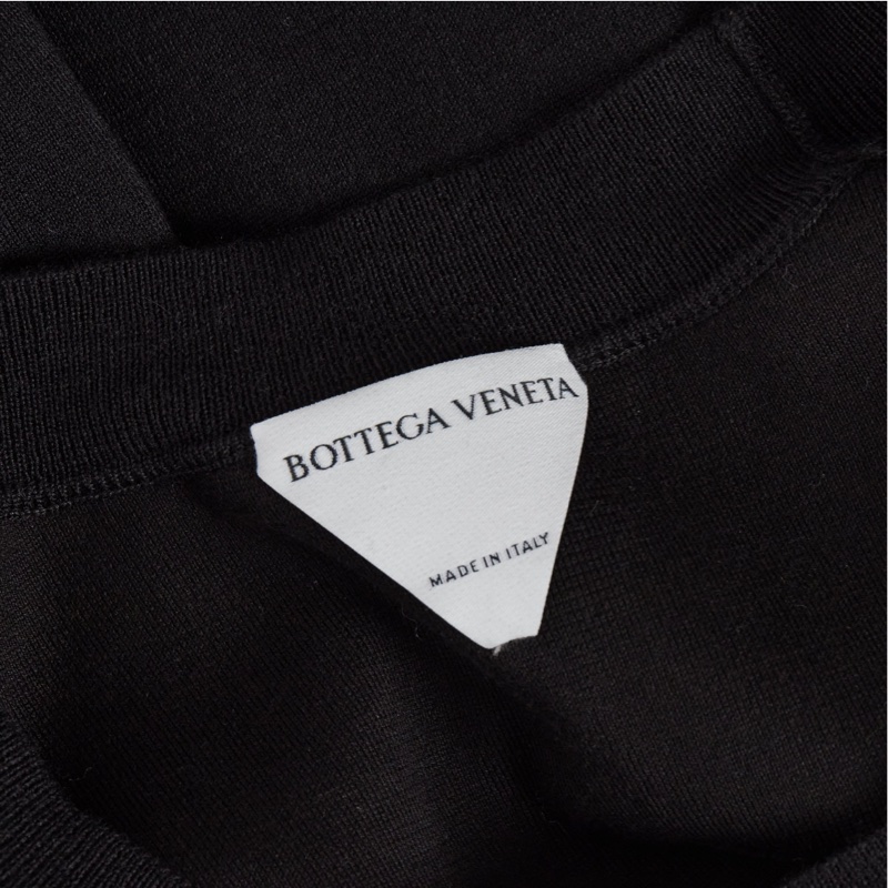 BV (Bottega Veneta 黑色cashmere Tshirt)-2