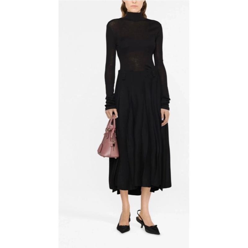 Prada 黑色半截裙-0