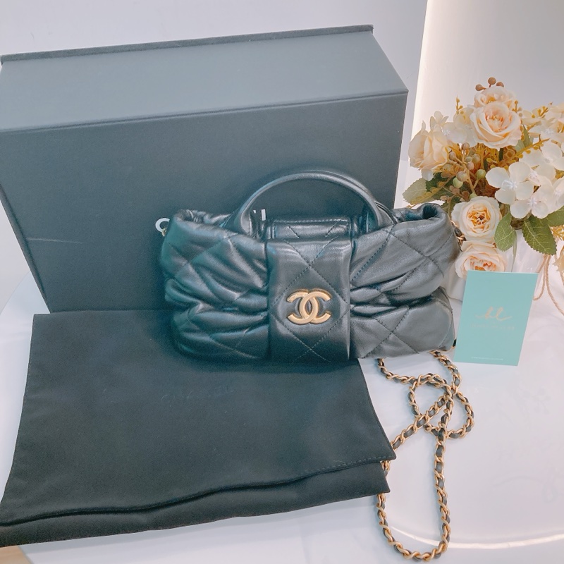 MS0526 CHANEL香奈兒迷你蝴蝶結鏈帶包包 BOW BAG MINI LAMBSKIN-10