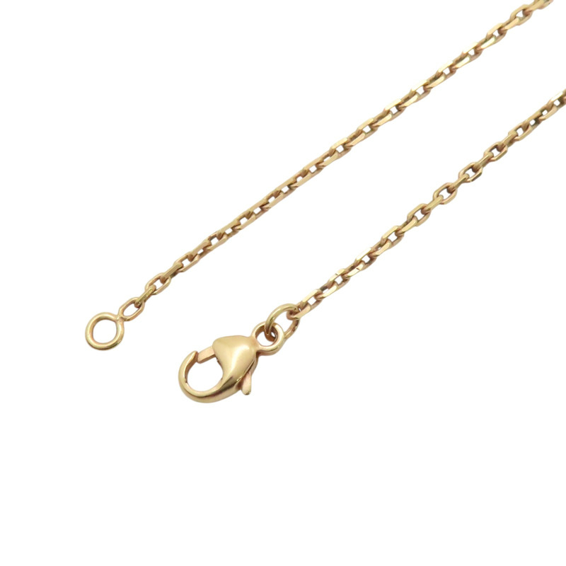 粉色琺瑯 金色鍍金 Mini Pop H 項鍊【HERMES 愛馬仕】 H147992FO-4