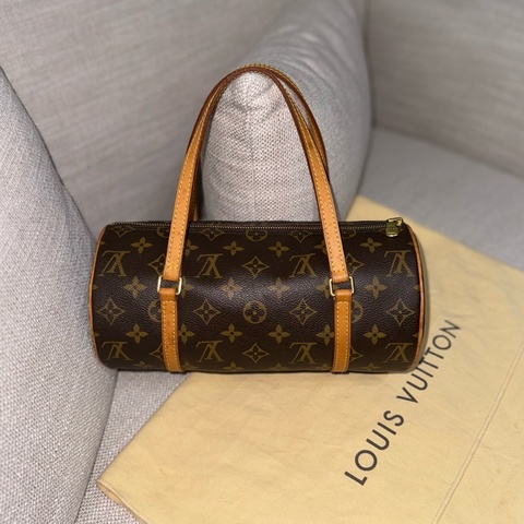 新上架❤️‍🔥LV Papillon 巴比隆26 老花圓筒包